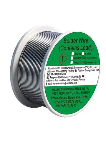 0.8mm 1.0mm 20g 50g 100g Soldering Tin Wire Tin Melt Rosin Core Solder Soldering Wire Roll No-clean FLUX 2.0%