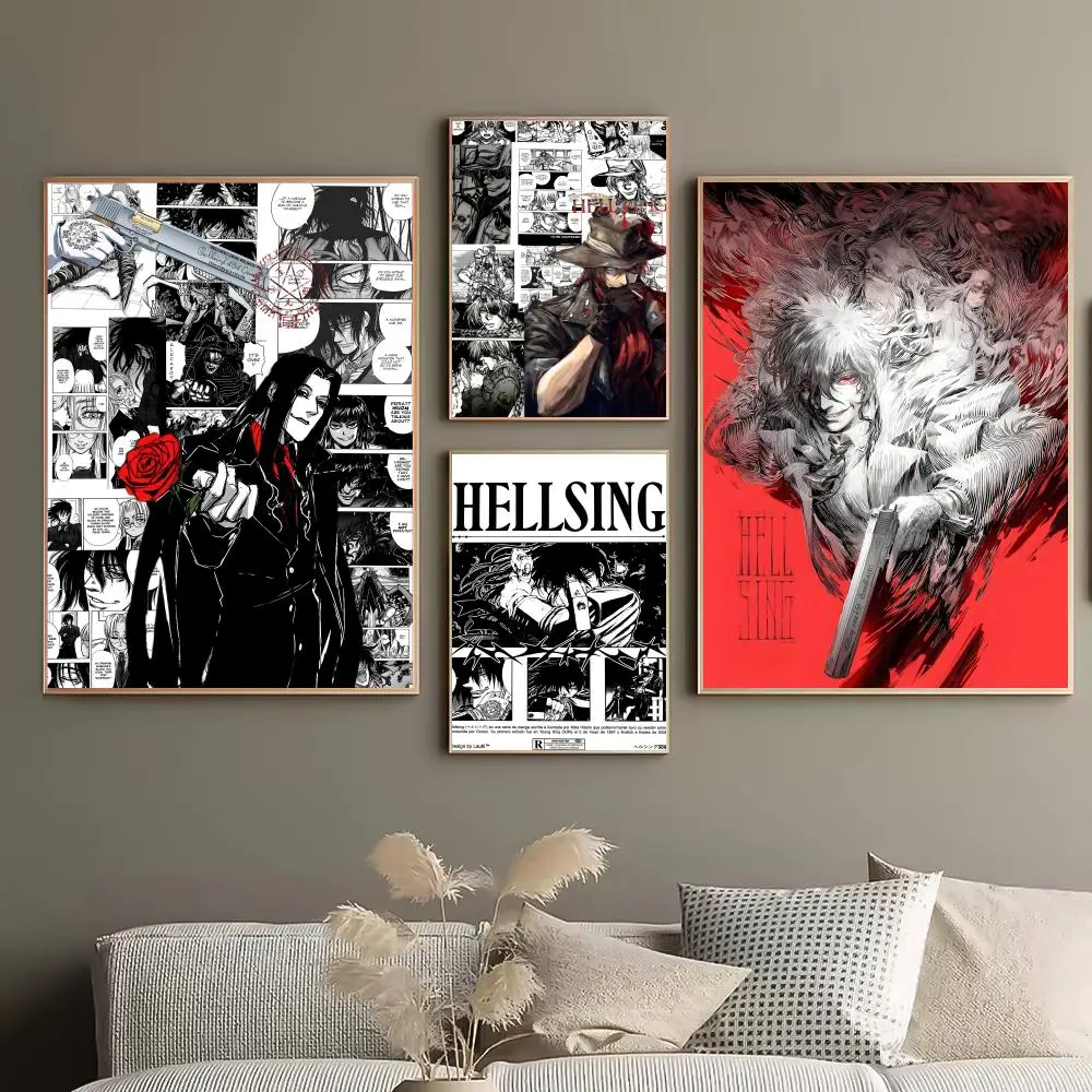 H-Hellsing Peaceful Room Vibe Modern Living Idea Soothing Wall Vibe Bare Wall Upgrade Trendy Wall Makeover Poster