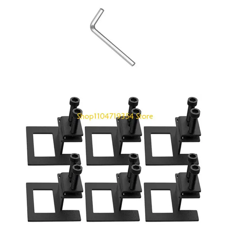 

6Pcs Mattress Slide Stopper Mattress Holder for Metal Bed Frame Mattress Gripper