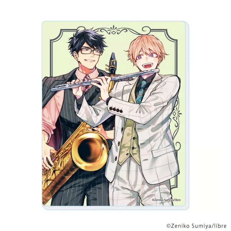 It's Your Fault I Can't Breathe Yano Yukiji Shizuki Jun Rectangle Acrylic Stand Model Plate Keychains Desktop Ornament