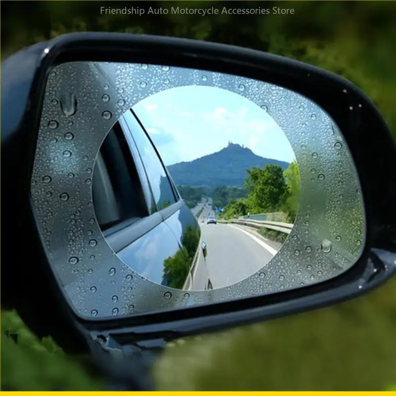 

SZCH Rainproof Car Rear View Mirror Film Anti for Glare Waterproof Sticker for HD-for Nano Window AntiRain Water Mist Membran