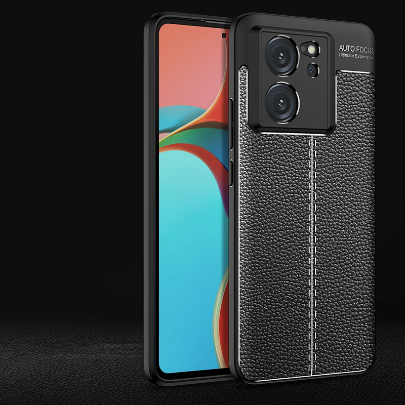 For Cover Xiaomi Mi 13T Pro Case For Mi 13T 13 T Capas Shockproof Phone Back Armor Soft TPU Leather Fundas Mi 13 T 13T Pro Cover