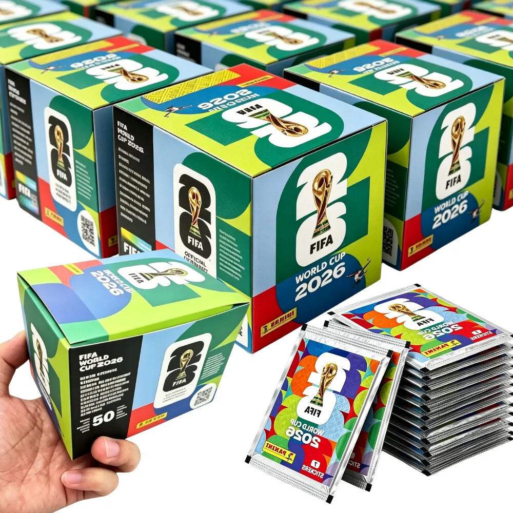 

Genuine Panini FIFA World Cup 2026 Sticker Collection Kit, Sticker Packs + Album Limited Edition Soccer Souvenir Set