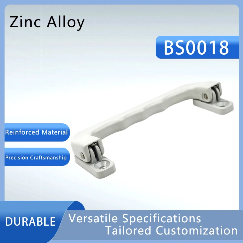 Aluminum Alloy Automatic Return Spring Toolbox Drawer Handle Industrial Cabinet Folding Handle