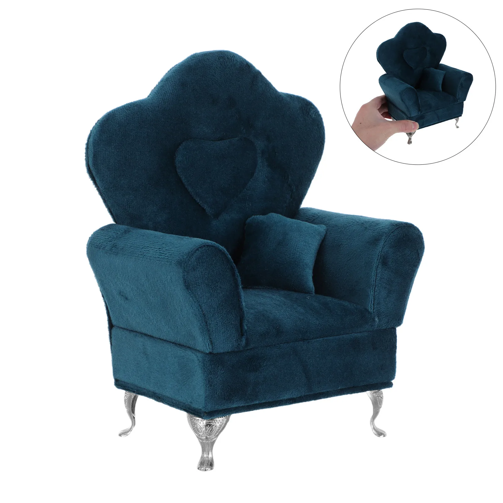 

Jewelry Box Sofa Shape Travel Organizer 7.9x6.1x3.5in Compartment Storage Case Gifts for Daughter Girlfriend Mom