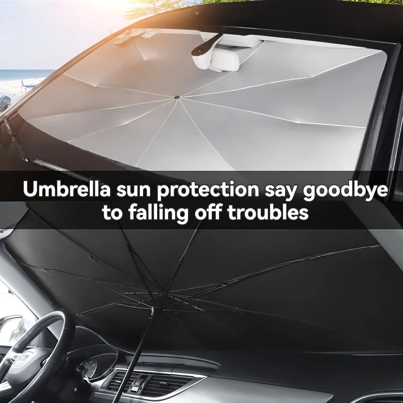 2024 new car umbrella front block shade curtain special car interior supplies complete sunscreen artefact heat insulation