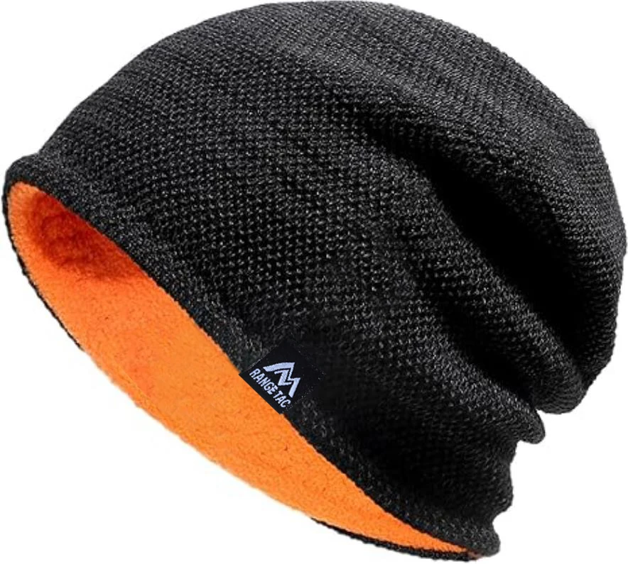 رجل قبعة شتوية قبعة دافئة صوف مبطن قبعة الجمجمة للرجال عكسها النساء يندبروف ساعة قبعة متماسكة الدافئة للجنسين قبعة صغيرة