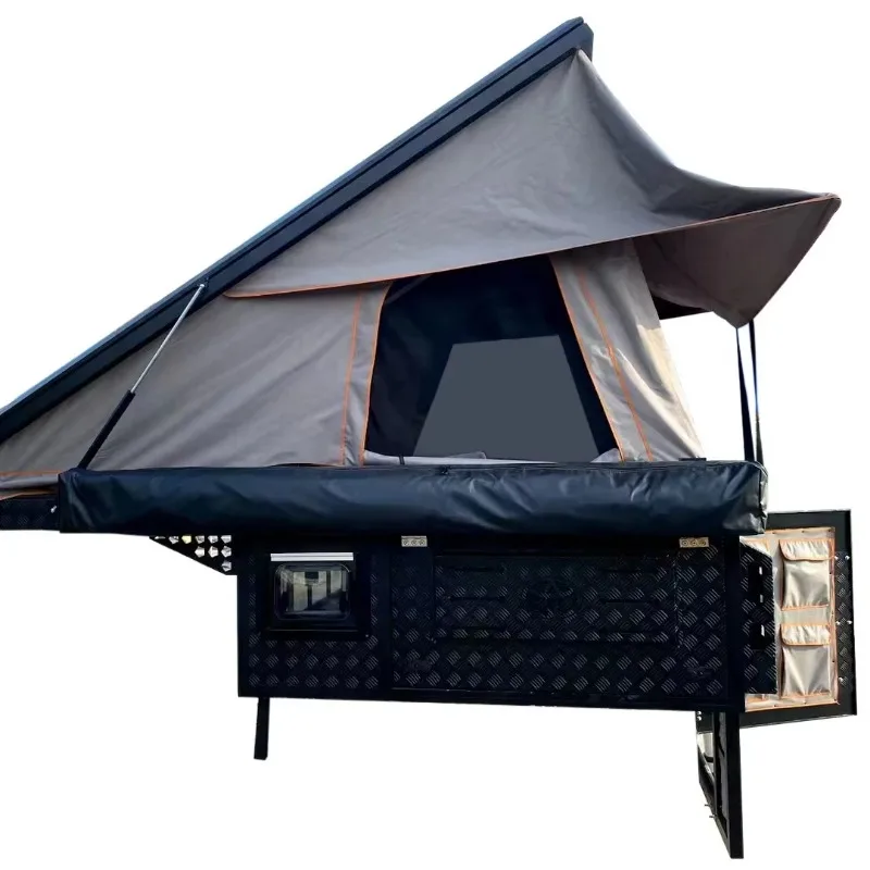 ルーフトップテント ハードシェル アルミ 軽量 ポップトップ トラックキャンパー ユートキャノピー ルーフトップテント付き