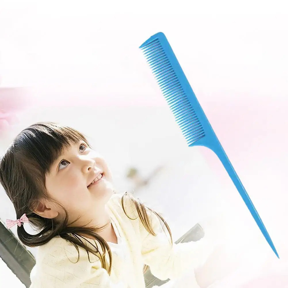 

Расческа для укладки волос с заостренным хвостом, антистатическая щетка для краски для волос, парикмахерская, стальная игла, шпилька, расчески с кончиками крыси, аксессуары для парикмахера