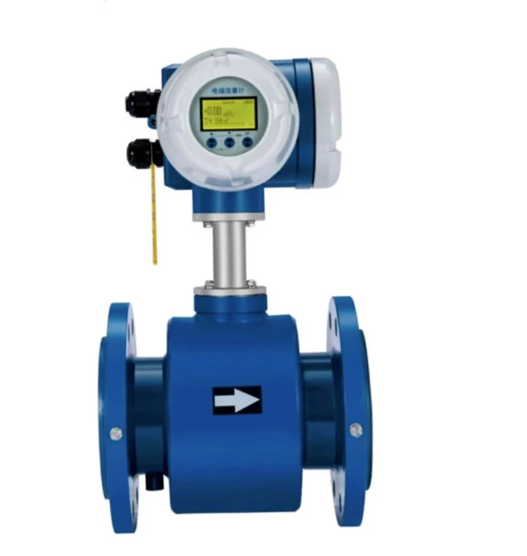 

AOSHENG Carbon Steel 0-20ma Water flowmeter Digital Display Split Electromagnetic Sewage Flow Meters electromagnetic flowmeter