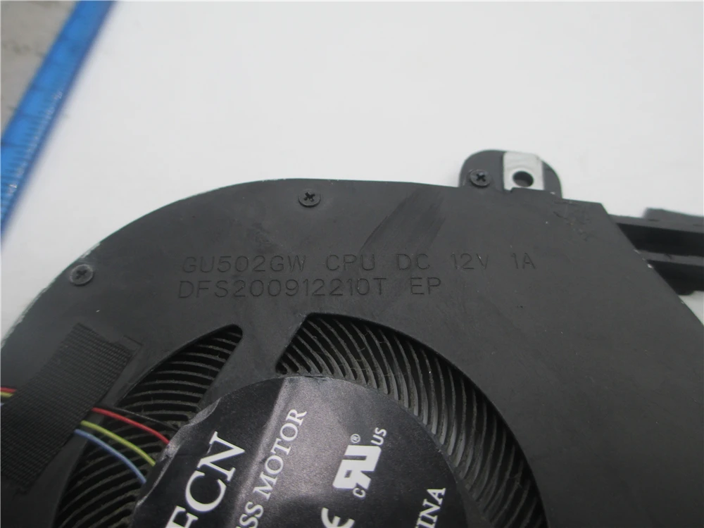 Cooler Fan For ASUS ROG Zephyrus M GU502 GU502LWS GU502GW 13NR0240T01211 13NR0240T02111 DFS2000912210T DFSCK221051821  DC 12V 1A