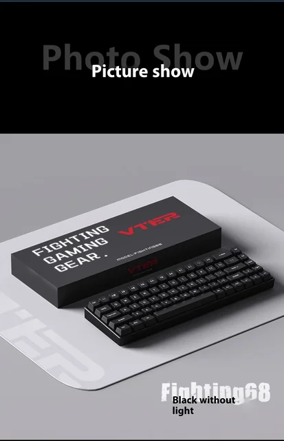 Vter Fighting 68 Magnetic Axis Esports Keyboard Low Latency