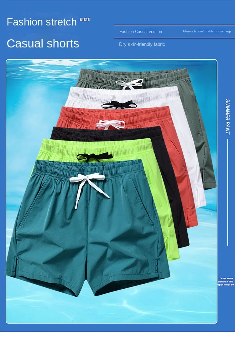 2024 summer hot selling sports shorts, running pants, three piece pants, men's and women's zippered pockets, couple's short