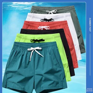 Sports shorts with zipper pockets for men and women, running pants, short couple, 3 pieces, hot sale, summer, 2024 8 Main Sales Men's Shorts Praia - №4