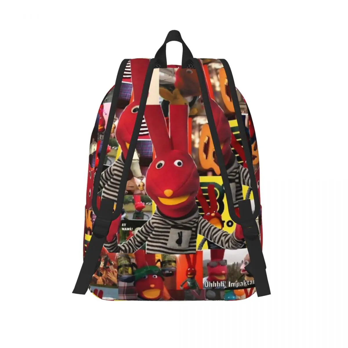 حقيبة ظهر مكونة من 31 دقيقة على شكل أرنب أحمر للأولاد والبنات والأطفال حقيبة كتب مدرسية للطلاب خوان كارلوس بودوك حقيبة نهارية لمرحلة ما قبل المدرسة الابتدائية #3