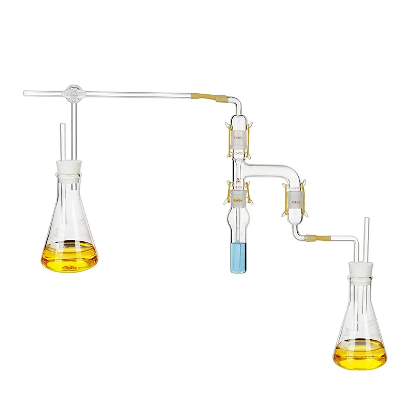 Dispositivo de detección de cloruro de nitrógeno, Kit de muestreo, experimento de separación, destilación de cloro, enseñanza Industrial JVLAB