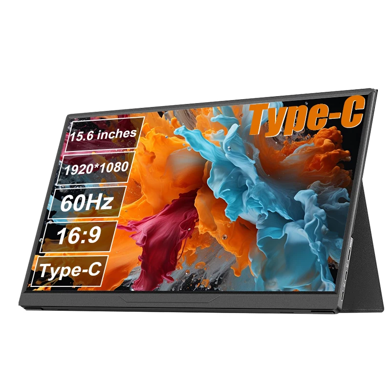 LANLIPU 14/15.6/16inch Portable Monitor IPS For Laptop XBox PS4 / 5 Switch Cell Phone Computer Extension Gaming  Travel Screen