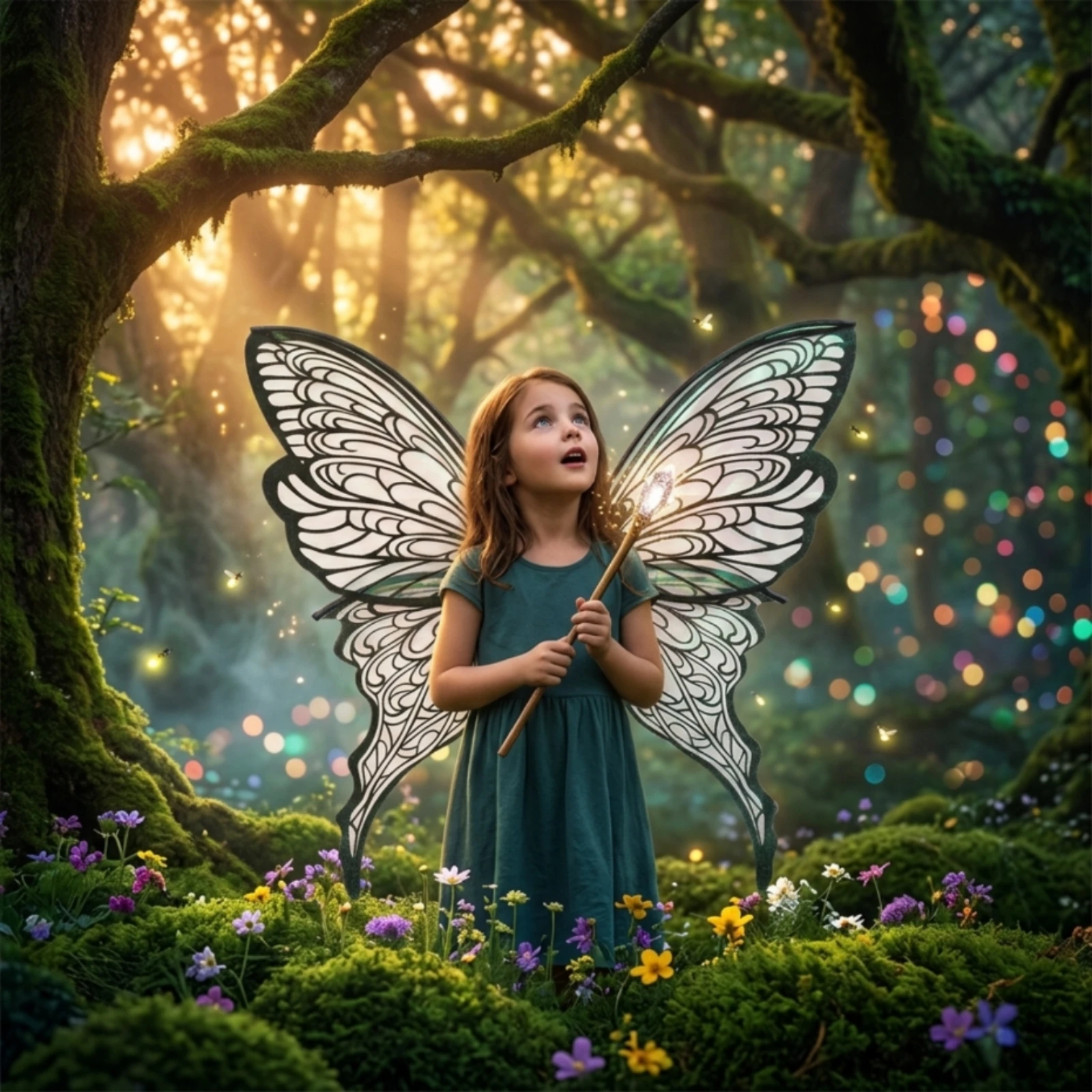 Butterfly Wing Translucent Glitter Butterfly Wings Versatile Accessory Elegant for Halloween, Cosplay