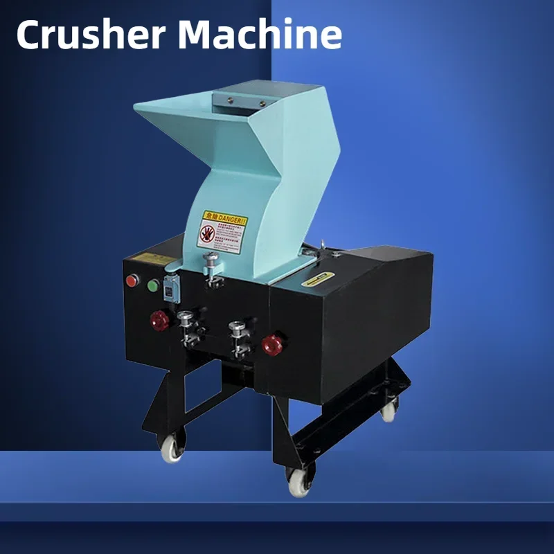 220V/380V Plastic Crusher Machine 50-100kg/h Powerful ABS Crusher Industrial Multifunctional Side Feeder Plastic Crusher Machine