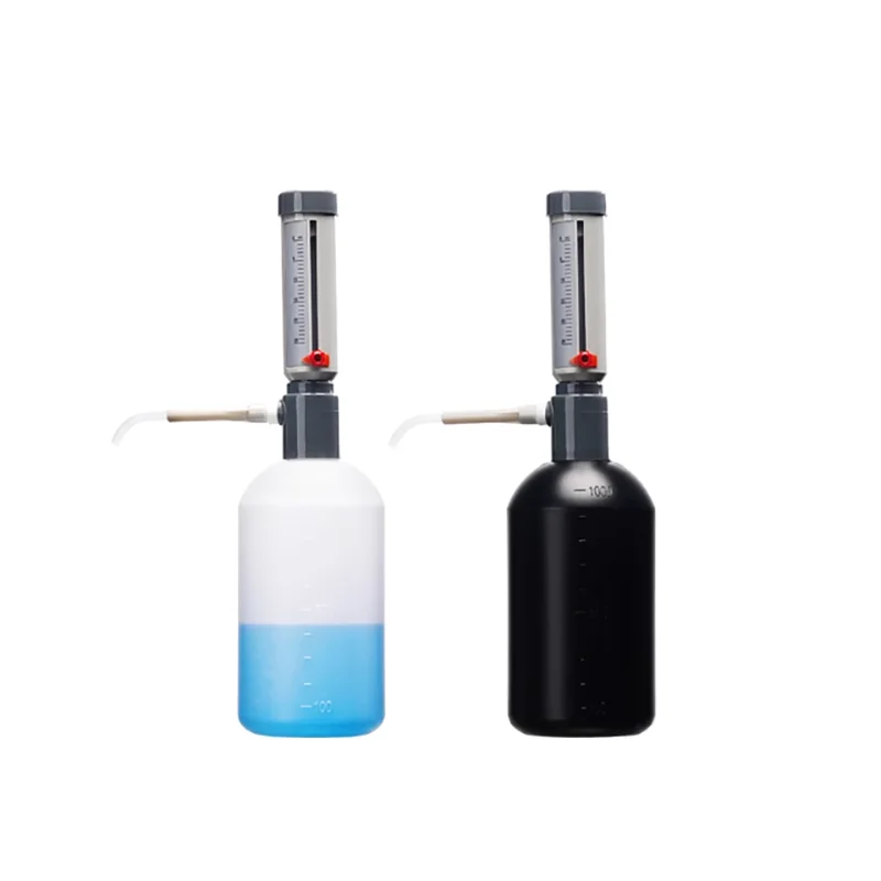 Sleeve-type adjustable dosing device transparent brown glass dosing bottle plastic set 250ml 500ml 1000ml