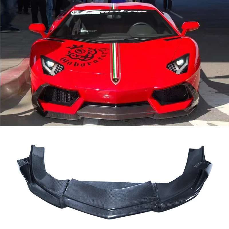 High quality car carbon fiber front lip for Lamborghini Aventador LP700 modified Vorsteiner front spoiler Auto Parts