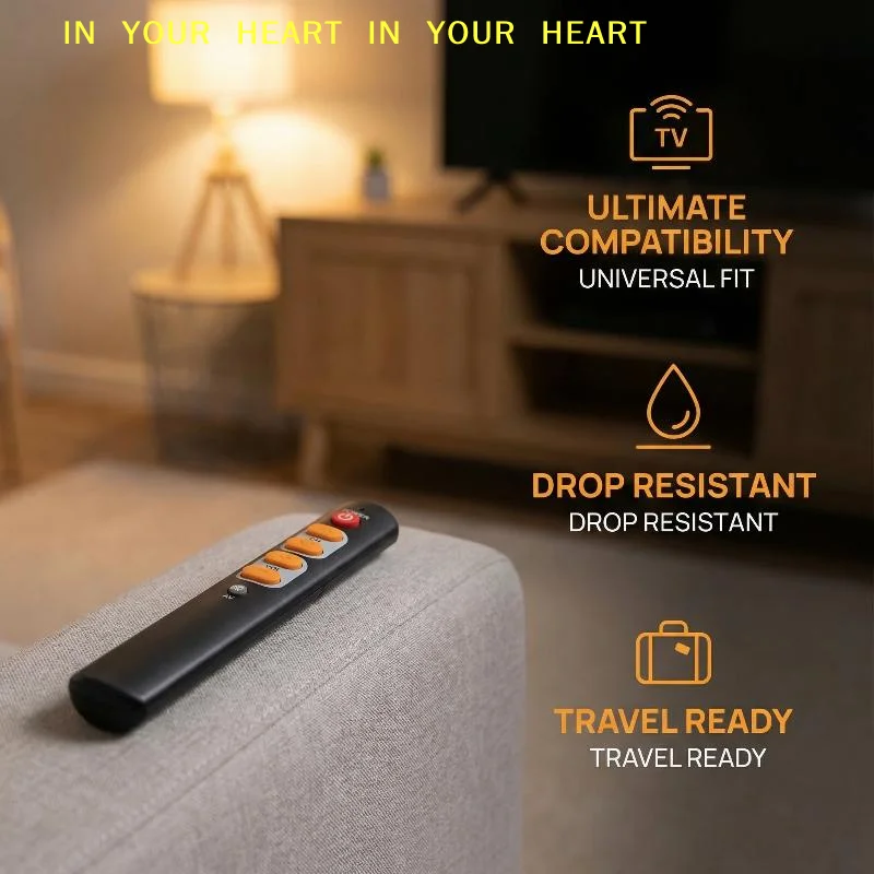 【X】1Pcs Universal Learning Remote Control With 6 Big Buttons Smart Controller