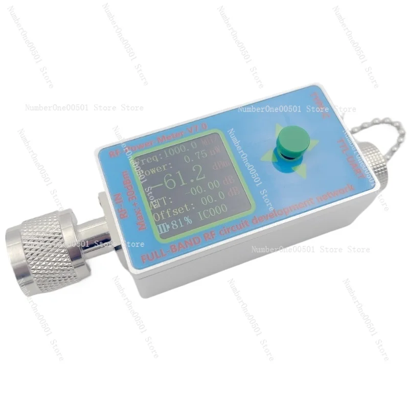 RF Power Meter V7 N-Type Type-C USB High Performance Full Band RF Circuit Development Network Serial Communication