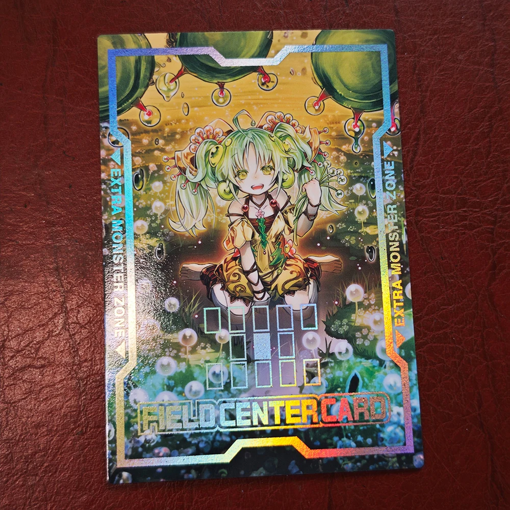 Yu-Gi-Oh DIY Blue Eyes White Dragon Diabellstar the Black Witch Ash Blossom Collectible Cards Textured Refraction Rainbow Flash