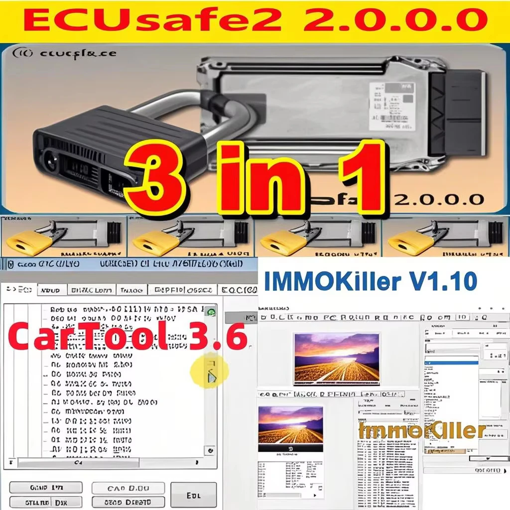 

ECUSafe-Software ImmoKiller v1.1, herramienta de coche con Chip, Software alldata 2,0 ECU ECM 3,6, instalación, 2,0