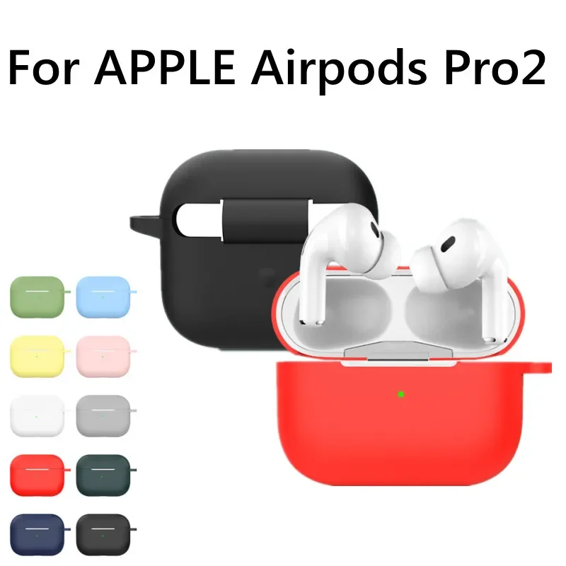 

New Silicone Case For Airpods Pro2 Wireless Bluetooth For Apple Airpods pro 2 Cover Earphone Case For Air Pods Pro 2 Case