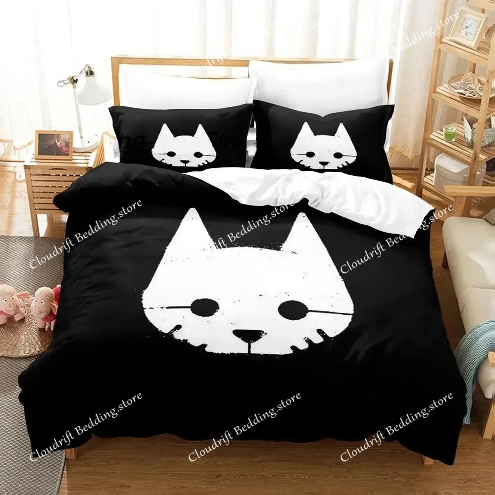Game Stray Printed Bedding Sets Comforter Quilt Bed Cover Duvet Cover Pillow Case Kids Adult Size Home Textiles
