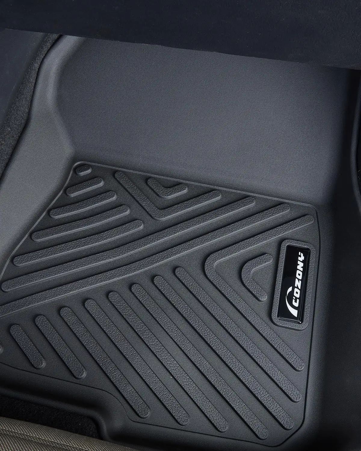 3pcs/set All-Weather Floor Mats for Toyota Camry 2018-2024 TPE Rubber Car Liners, Full Set Front & Rear, Waterproof & Anti-Slip