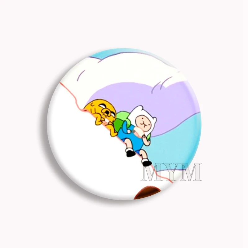 Cartoon Adventure Anime Soft Button Pin Cup Finn Princess Jack BMO Funny Brooch Badge Backpack Bag Accessories Fans Collect Gift