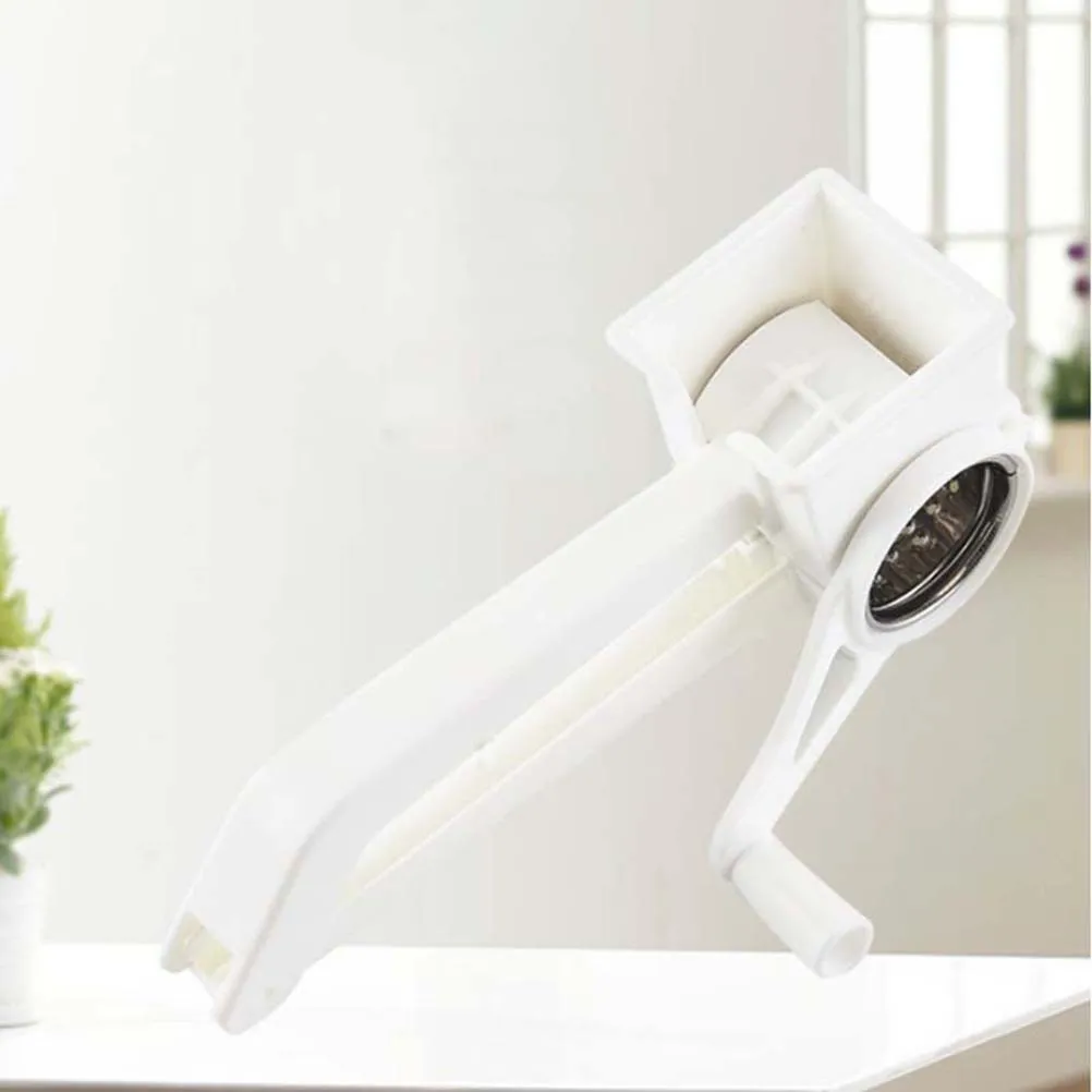 

1Pcs Multifunctional Cheese Grater Stainless Steel Rotary Shredder for Hard Cheese Chocolate Nuts Fruits Vegetables Kitchen