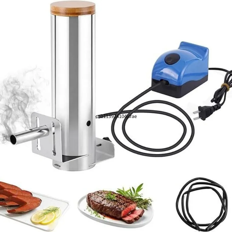 Stainless Steel Smoke Gun Smoker Generator Wood Pellet Sawdust Smoke Injector Universal for Multiple BBQ Grill Smokers