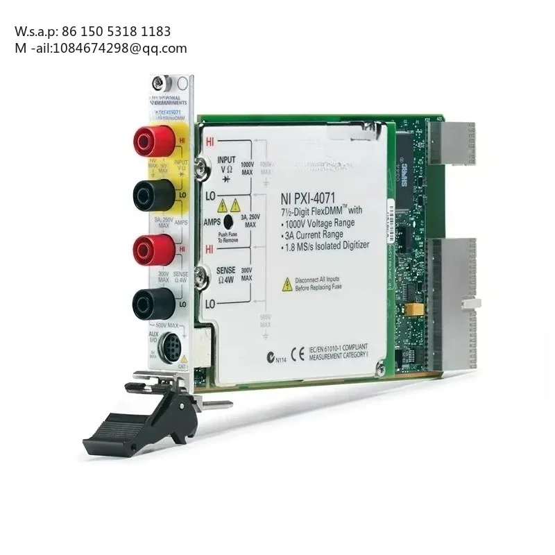 PXI-4071 PXI Digital Multimeter, 7.5 Bits, ± 1,000 V, Onboard 1.8 MS/s