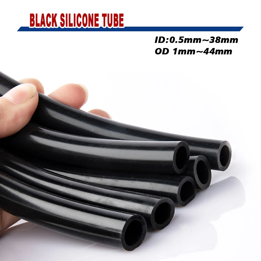 1/2/5/10 Meters Silicone Tube Silicone Rubber Hose ID 0.5 0.8 1 1.5 2 3 4 5 6 7 8 9 10 12 13 14 15 16 18 19 20 25 28 30 32 38mm