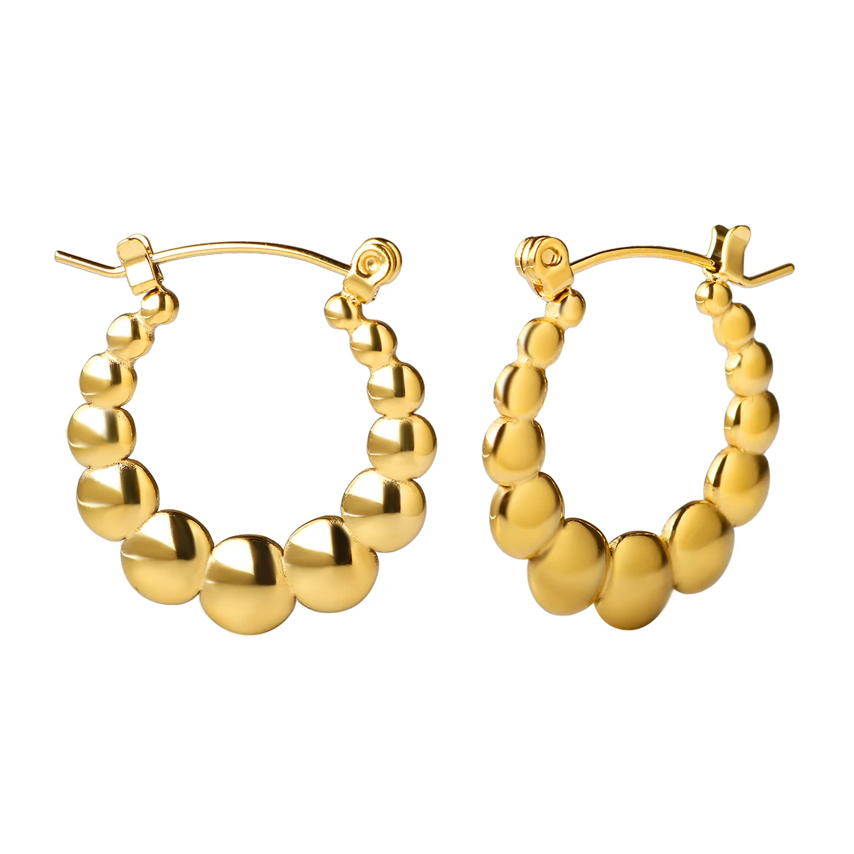 Simple Design Ear Studs Unique Shape Wedding Jewelry Gifts Earrings for Women Christmas Gift