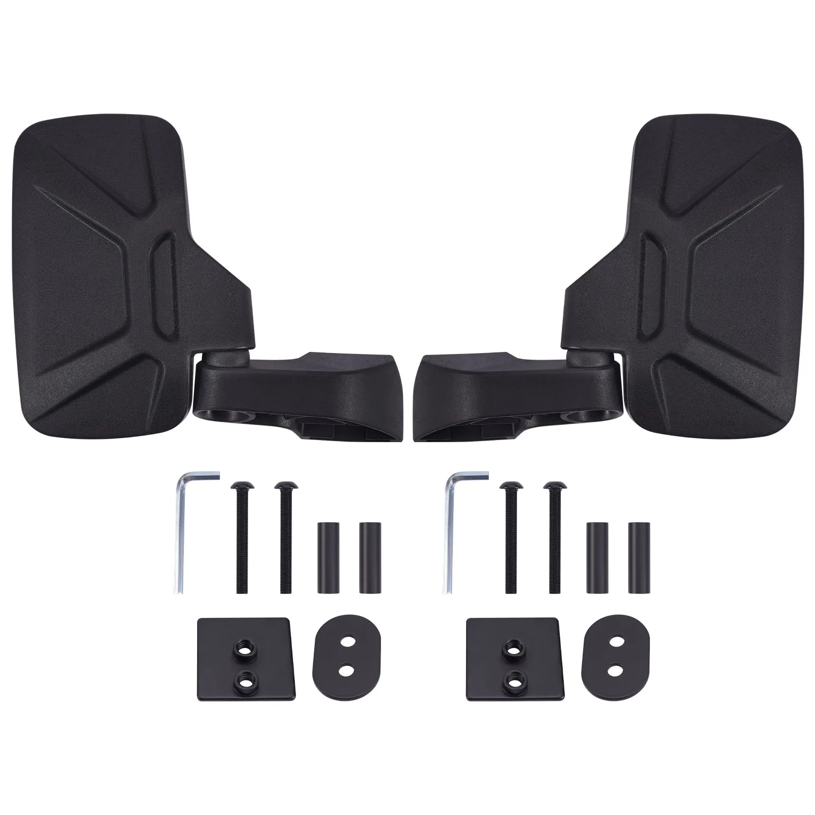 طقم مرايا جانبية UTV مثبتة على الباب 2x لـ Polaris SP 570/Commercial PRO XD 18-23