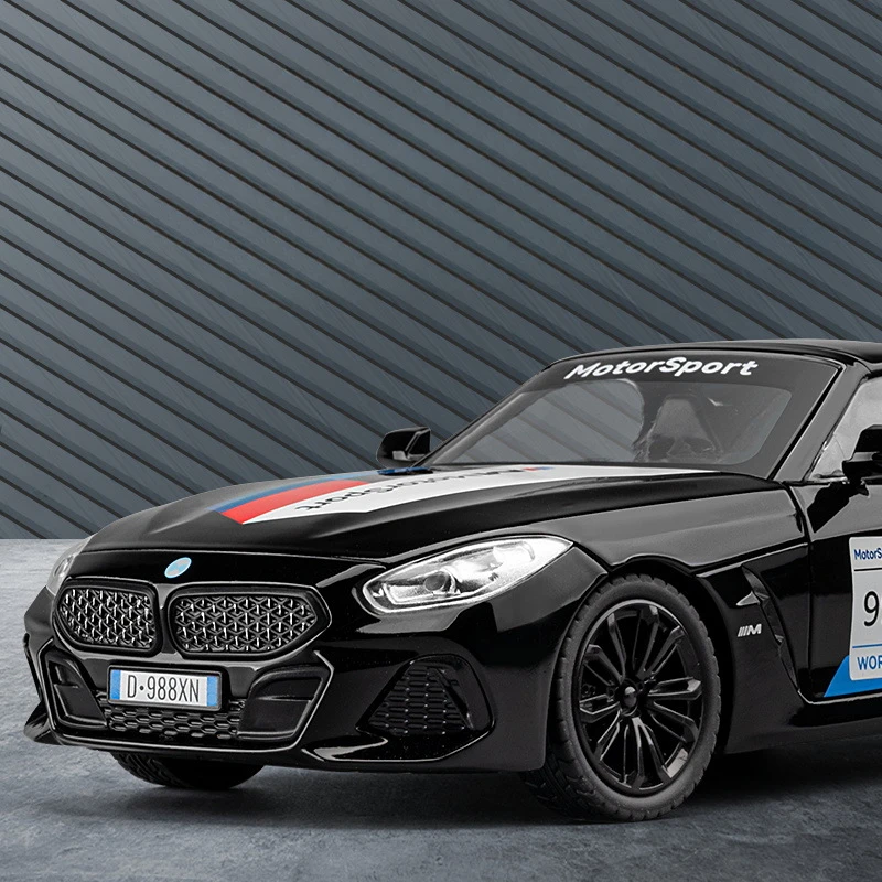 Simulatie 1:22 BMW Z4 Coupe Converteerbare Supercar Model Collectie Miniatuur Voiture Diecast Speelgoed Voertuig Kinderen Vriendje Gift