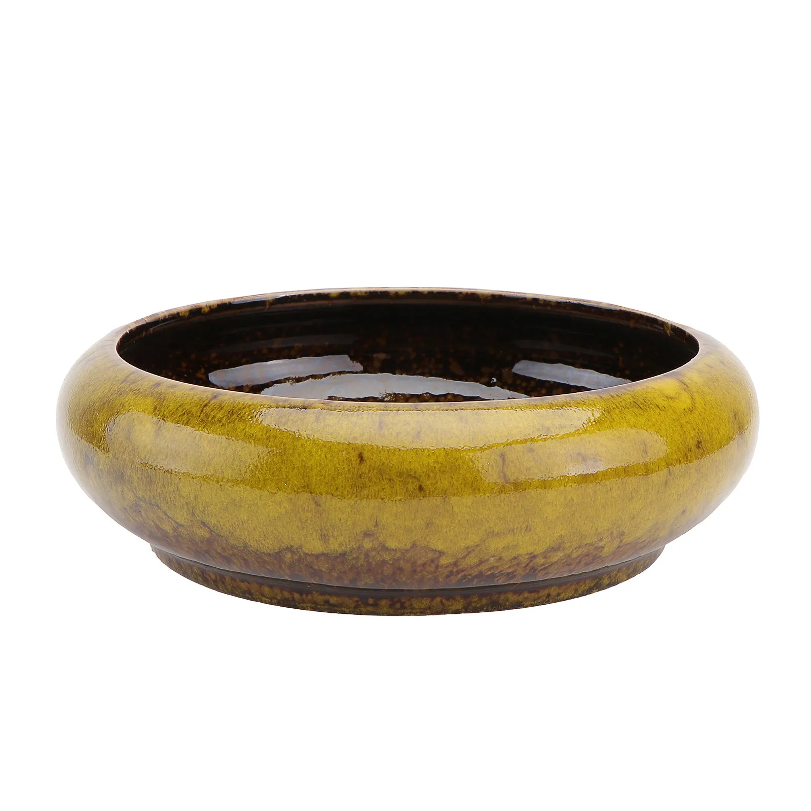 

1Pcs Ceramic Flower Pot Hydroponic Design for Succulents Daffodils Indoor Outdoor Garden Balcony Office Desktop Decor Creative