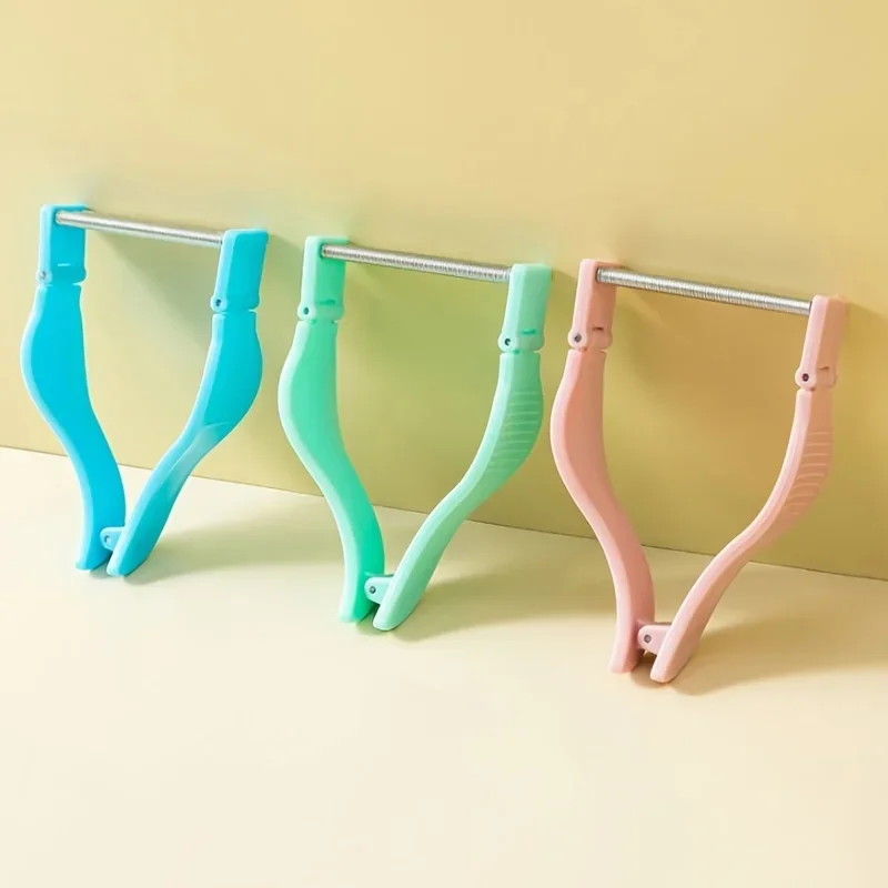 3 cores removedor de pêlos faciais seguro handheld primavera rolo cabelos bigode cuidados com a pele massagem beleza ferramenta de remoção de pêlos
