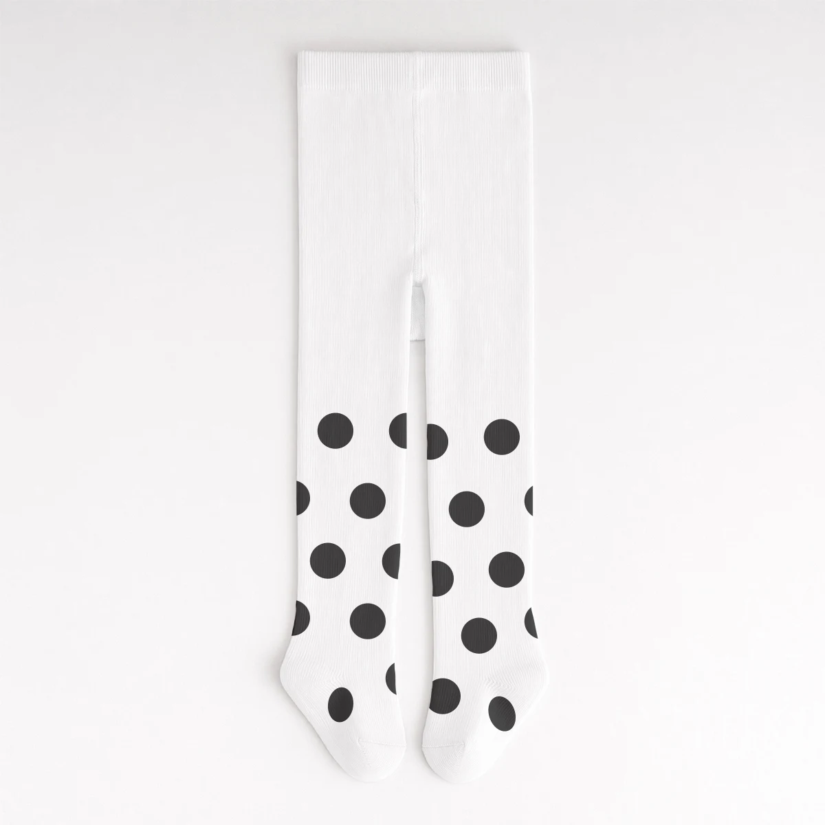 2 PCS girls tights Minimalist polka dot pattern kids tights baby toddler leggings , Suitable for spring and autumn outfits for c