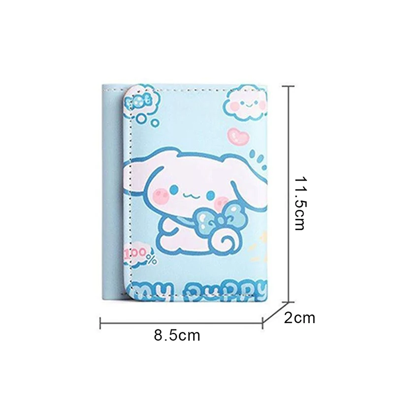 Cartoon Sanrio Kuromi Pochacco Cinnamoroll Multi-Slot Portemonnee Pu Munten Portemonnee Met Kaartsleuf Creditcard Storagertje Voor Vrouwen Cadeau