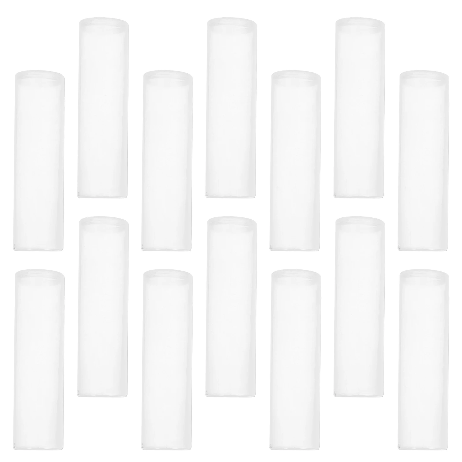 

20pcs Plastic Coin Tubes: Clear Coin Holders Quarter Dollar Round Organizer Storage Cylinder Container For Bank Rolls Collection