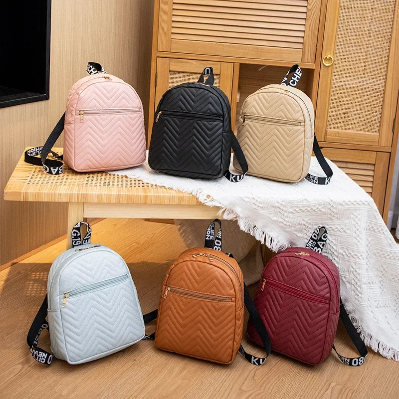 

Large Capacity Backpack 2024Ladeis bag Fashion Versatile Ladies Backpack Student School Bag