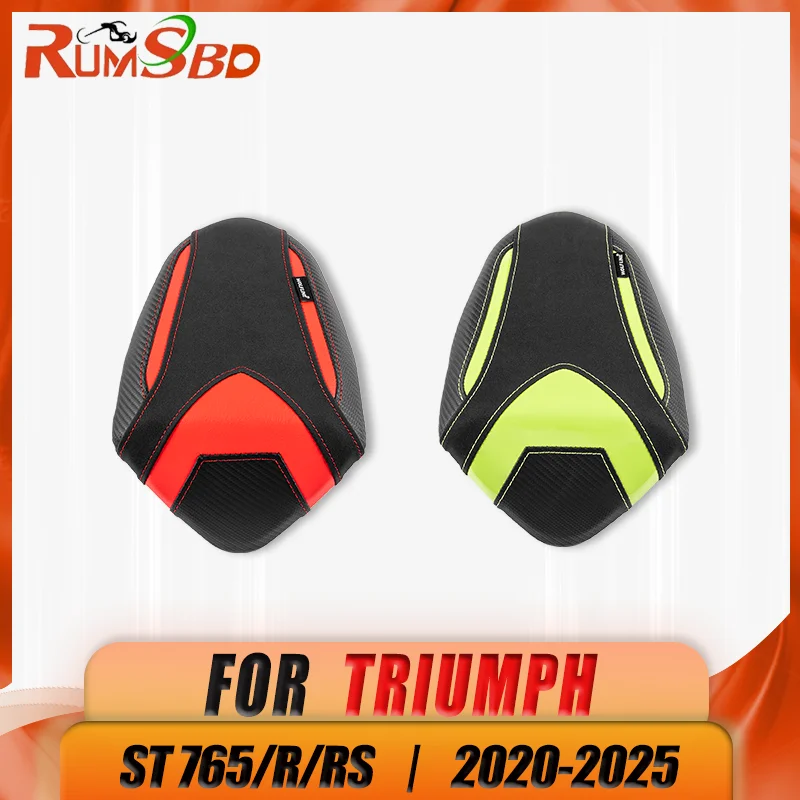 

Pillion Seat Cover Rear Passenger Seat Cushion For For Triumph Street Triple 765 S R 765S 765R 2020 2021 2022 2023 2024 2025
