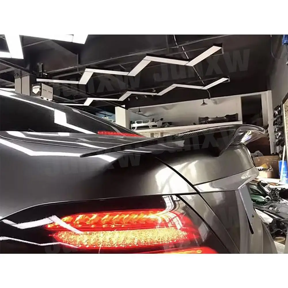 

Спойлер на задний бампер из карбона для Mercedes-Benz E-Class W213 E63 AMG Sedan 2017-2019, декоративный элемент кузова из ABS-пластика