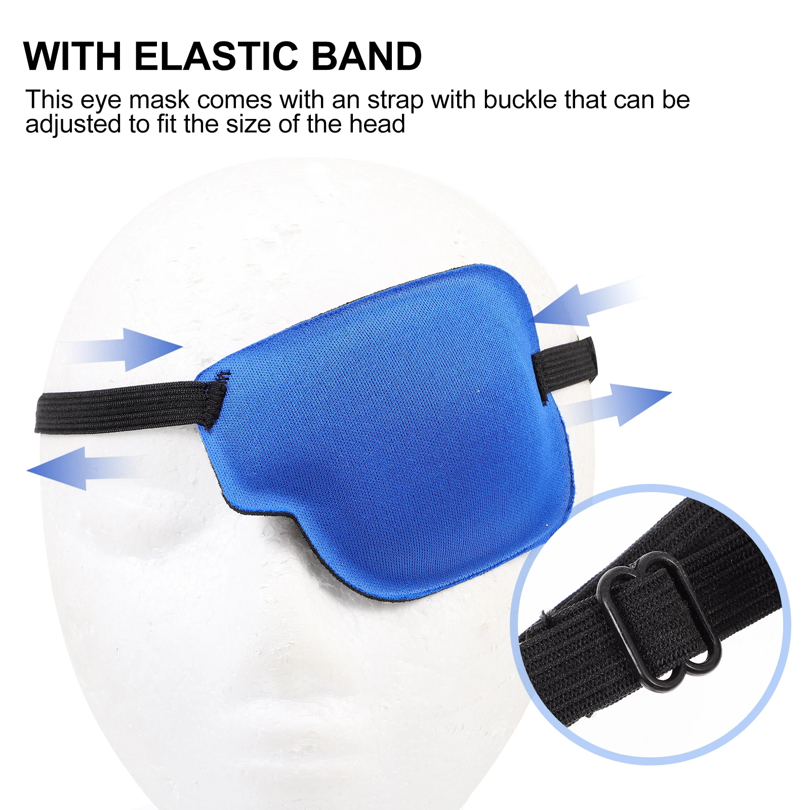 

3d Eye Mask Adjustable Patches Elastic Cover Single for Reusable Adults Amblyopia Kids