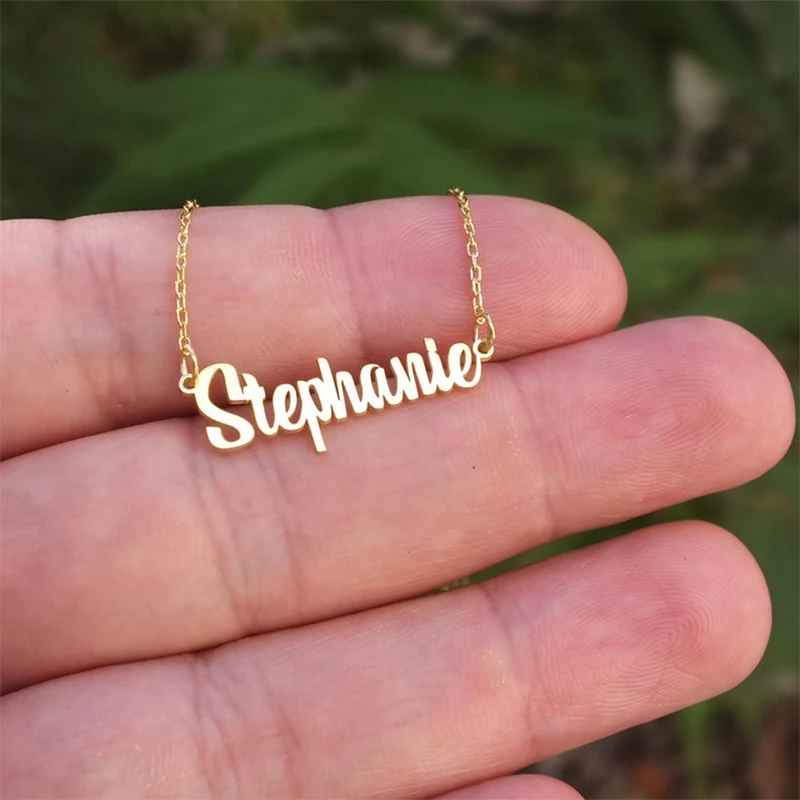 

Custom Necklaces Name Necklaces Jewelry Personality Letter Choker Necklaces with Name For Women Girls Mother